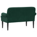 Loungebank met knopencomfort Donkergroen 120 x 66 x 78 cm