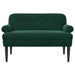 Loungebank met knopencomfort Donkergroen 120 x 66 x 78 cm