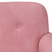 Loungebank met knopencomfort Roze 120 x 66 x 78 cm fluweel