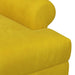 Loungebank met knopencomfort Geel 120 x 66 x 78 cm fluweel