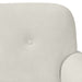 Loungebank met knopencomfort Crèmekleurig 120 x 66 x 78 cm