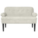 Loungebank met knopencomfort Crèmekleurig 120 x 66 x 78 cm