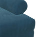 Loungebank met knopencomfort Blauw 120 x 66 x 78 cm fluweel