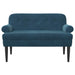 Loungebank met knopencomfort Blauw 120 x 66 x 78 cm fluweel