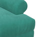 Loungebank met knopencomfort Turquoise 120 x 66 x 78 cm fluweel