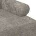Loungebank met knopencomfort Lichtgrijs 120 x 65 x 78 cm