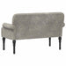 Loungebank met knopencomfort Lichtgrijs 120 x 65 x 78 cm
