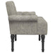 Loungebank met knopencomfort Lichtgrijs 120 x 65 x 78 cm