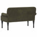 Loungebank met knopencomfort Legergroen 120 x 65 x 78 cm
