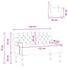 Loungebank met knopencomfort Legergroen 120 x 65 x 78 cm
