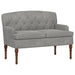 Loungebank met knopencomfort Lichtgrijs 111 x 65 x 79 cm