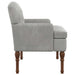Loungebank met knopencomfort Lichtgrijs 111 x 65 x 79 cm