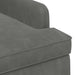 Loungebank met knoopdetails Donkergrijs 111 x 65 x 79 cm fluweel