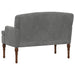 Loungebank met knoopdetails Donkergrijs 111 x 65 x 79 cm fluweel