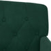 Loungebank met knopencomfort Donkergroen 111 x 65 x 79 cm