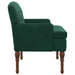 Loungebank met knopencomfort Donkergroen 111 x 65 x 79 cm
