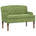 Loungebank met knopencomfort Lichtgroen 111 x 65 x 79 cm