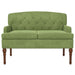 Loungebank met knopencomfort Lichtgroen 111 x 65 x 79 cm