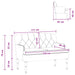 Loungebank met knopencomfort Lichtgroen 111 x 65 x 79 cm
