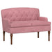 Loungebank met knopencomfort Roze 111 x 65 x 79 cm Fluweel