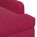 Loungebank met knopencomfort Wijnrood 111 x 65 x 79 cm Fluweel