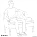 Loungebank met knopencomfort Wijnrood 111 x 65 x 79 cm Fluweel
