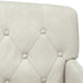 Loungebank met knopencomfort Crèmekleurig 111 x 65 x 79 cm