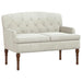 Loungebank met knopencomfort Crèmekleurig 111 x 65 x 79 cm