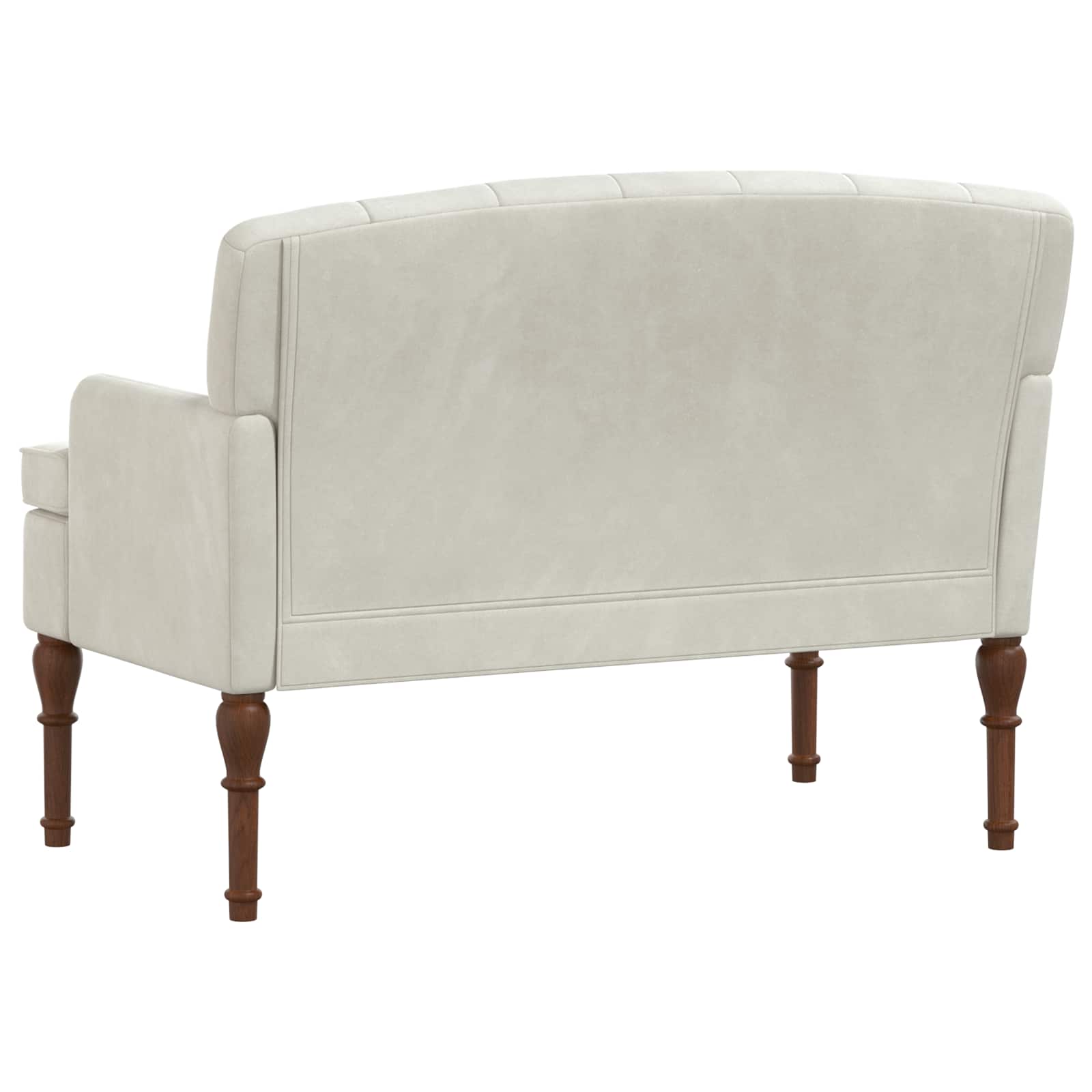 Loungebank met knopencomfort Crèmekleurig 111 x 65 x 79 cm