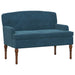 Loungebank met knopencomfort Blauw 111 x 65 x 79 cm Fluweel