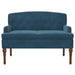 Loungebank met knopencomfort Blauw 111 x 65 x 79 cm Fluweel