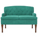 Loungebank met knopencomfort Turquoise 111 x 65 x 79 cm Fluweel
