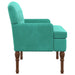 Loungebank met knopencomfort Turquoise 111 x 65 x 79 cm Fluweel