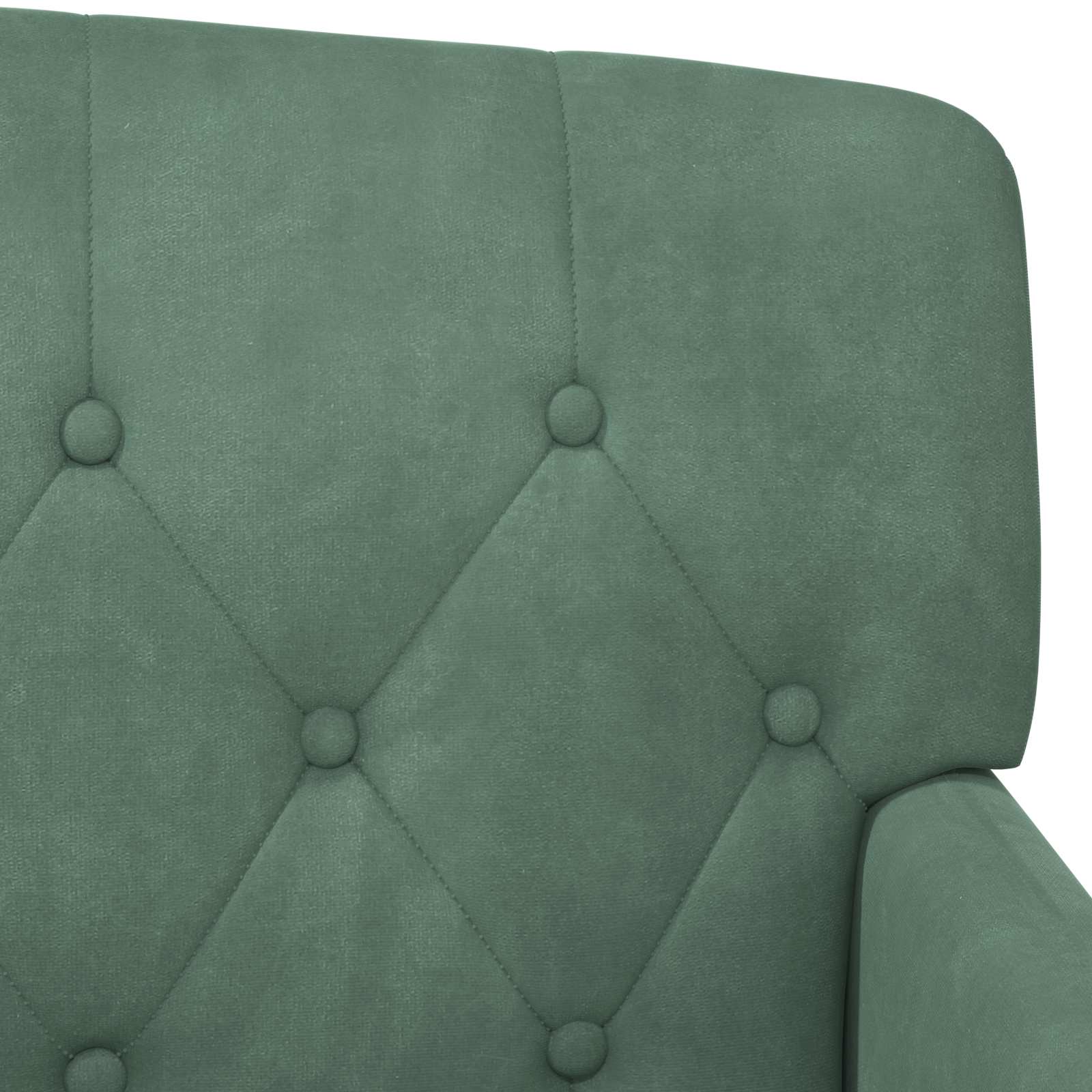 Loungebank met knopencomfort Zeegroen 111 x 65 x 79 cm Fluweel