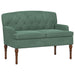 Loungebank met knopencomfort Zeegroen 111 x 65 x 79 cm Fluweel