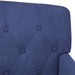 Loungebank met knopencomfort Politieblauw 111 x 65 x 79 cm