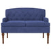 Loungebank met knopencomfort Politieblauw 111 x 65 x 79 cm
