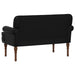 Loungebank met knopencomfort Zwart 120 x 65 x 77 cm Kunstleer