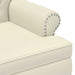 Loungebank met knopencomfort Crèmekleurig 120 x 65 x 77 cm