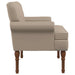 Loungebank met knopencomfort Cappuccino 120 x 65 x 77 cm