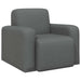 Fauteuil Donkergrijs Stof