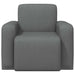 Fauteuil Donkergrijs Stof