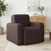 Fauteuil Donkerbruin Stof