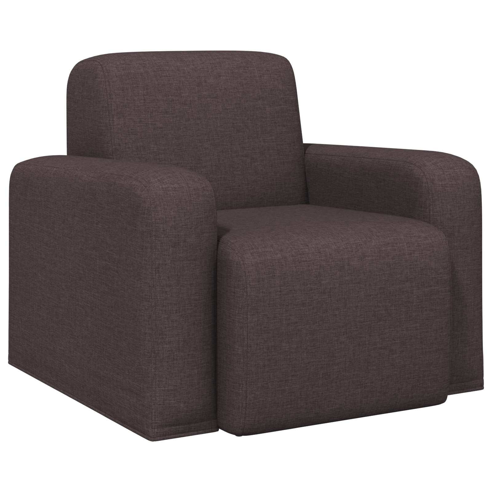 Fauteuil Donkerbruin Stof