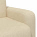 Fauteuil Crèmekleurig Stof