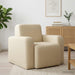 Fauteuil Crèmekleurig Stof