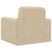 Fauteuil Crèmekleurig Stof
