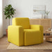 Fauteuil Lichtgeel Stof