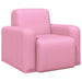 Fauteuil Roze Stof