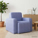 Fauteuil Jeans Blauw Stof